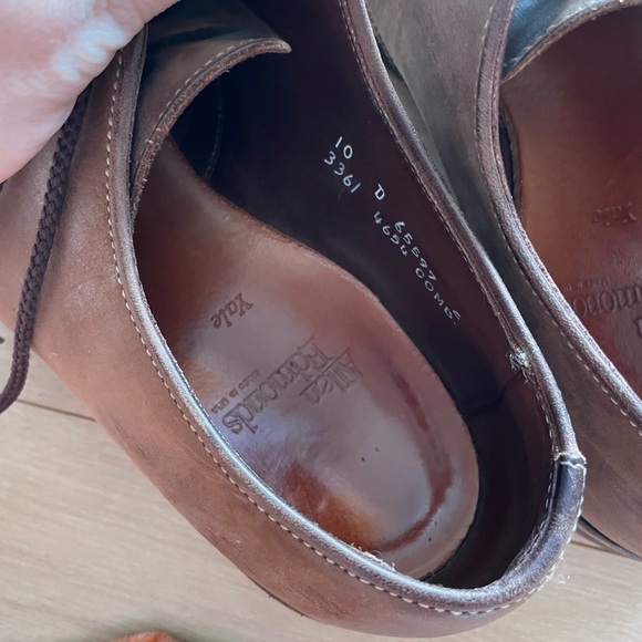 ALLEN EDMONDS Yale Brown
Leather Lace Up Shoe Men size 10